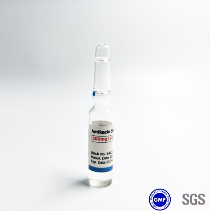 Amikacin Sulfate Injection 2ml0.1g 2ml0.2g 2ml0.5g